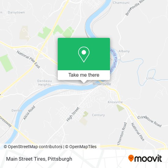 Main Street Tires map