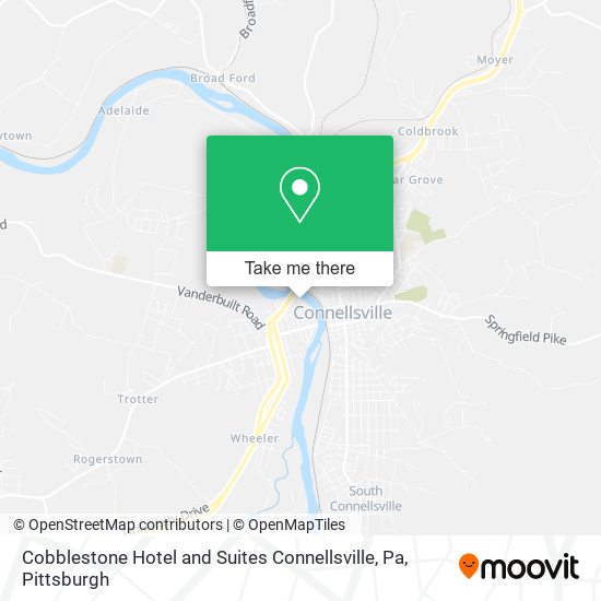 Cobblestone Hotel and Suites Connellsville, Pa map