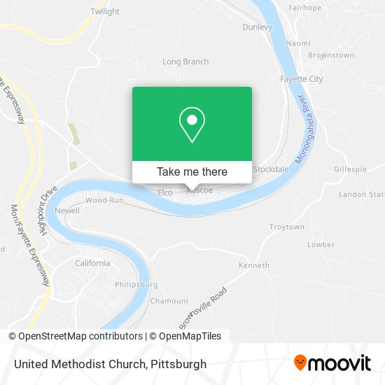 Mapa de United Methodist Church