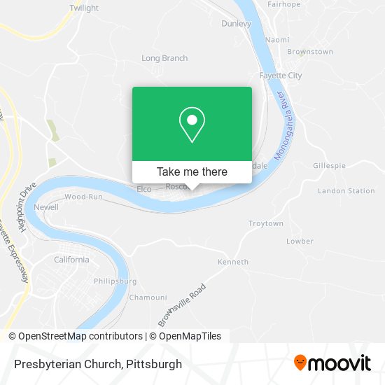 Presbyterian Church map