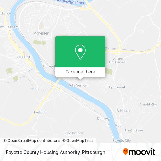 Fayette County Housing Authority map