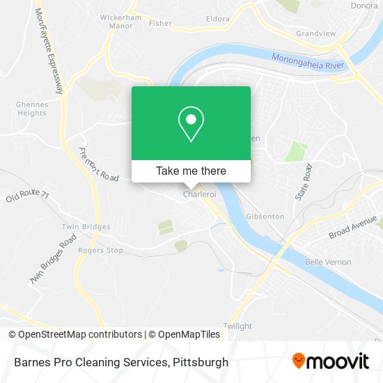 Mapa de Barnes Pro Cleaning Services