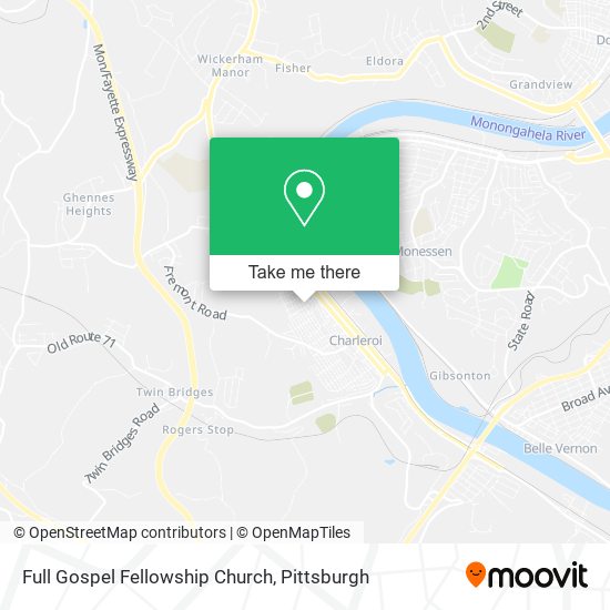Mapa de Full Gospel Fellowship Church