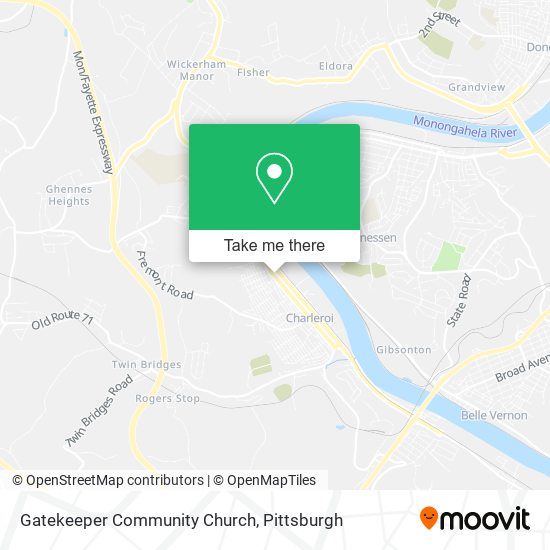 Gatekeeper Community Church map