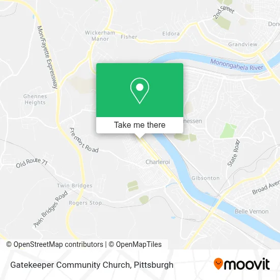Gatekeeper Community Church map