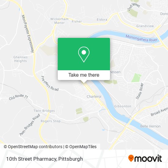 Mapa de 10th Street Pharmacy