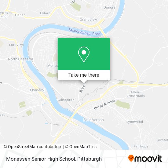 Mapa de Monessen Senior High School