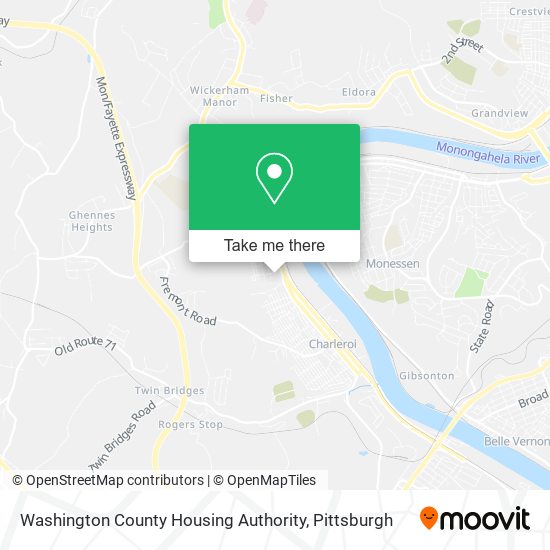 Mapa de Washington County Housing Authority