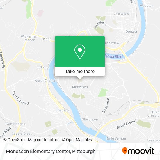 Monessen Elementary Center map