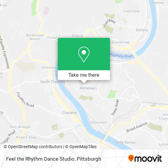 Mapa de Feel the Rhythm Dance Studio