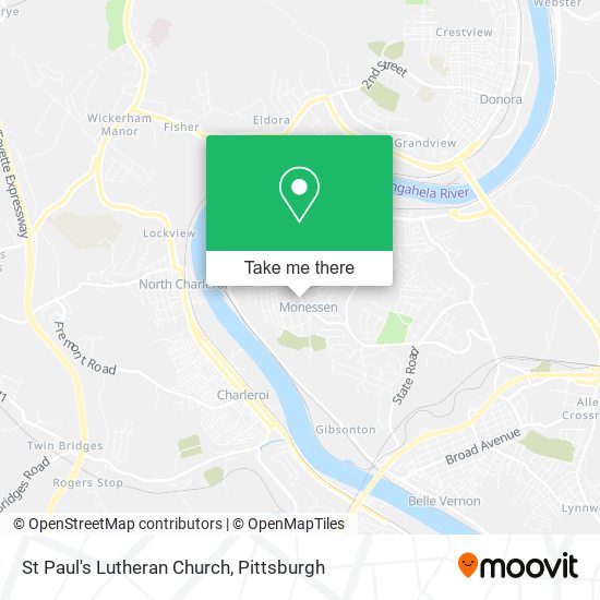 St Paul's Lutheran Church map