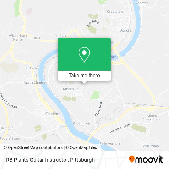 RB Plants Guitar Instructor map