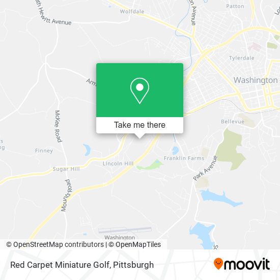 Mapa de Red Carpet Miniature Golf