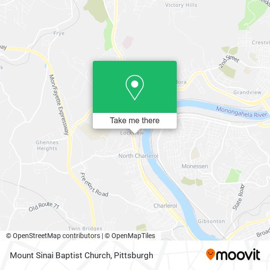 Mount Sinai Baptist Church map