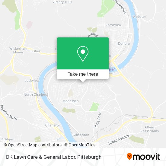 DK Lawn Care & General Labor map