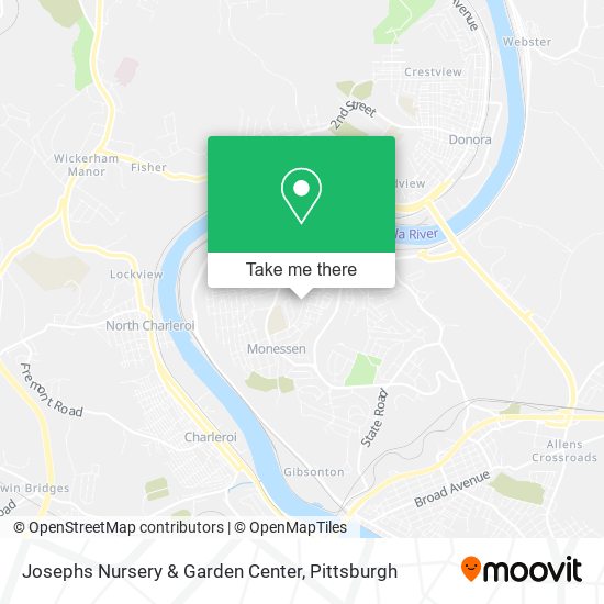 Mapa de Josephs Nursery & Garden Center