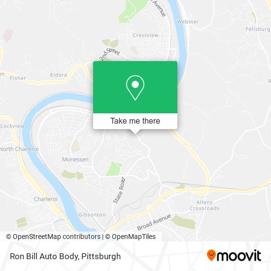 Ron Bill Auto Body map