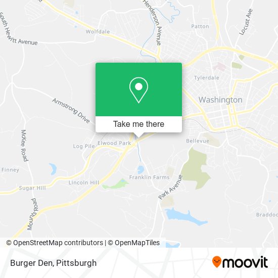 Mapa de Burger Den