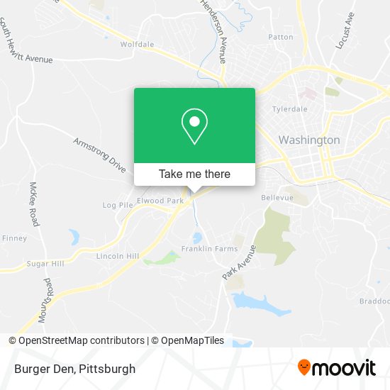 Burger Den map