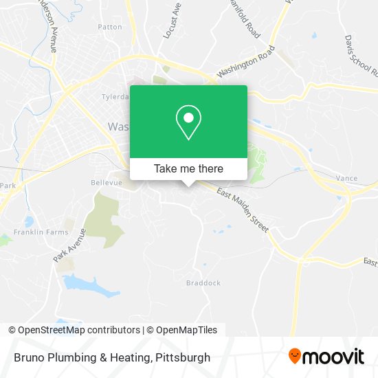 Mapa de Bruno Plumbing & Heating