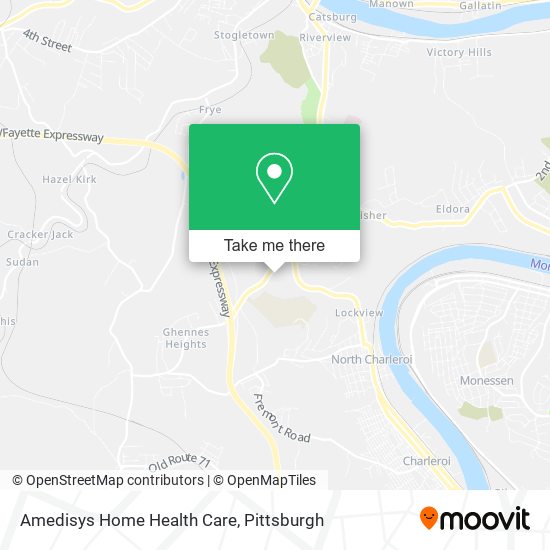 Mapa de Amedisys Home Health Care