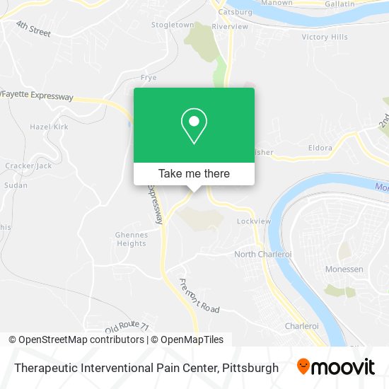 Therapeutic Interventional Pain Center map