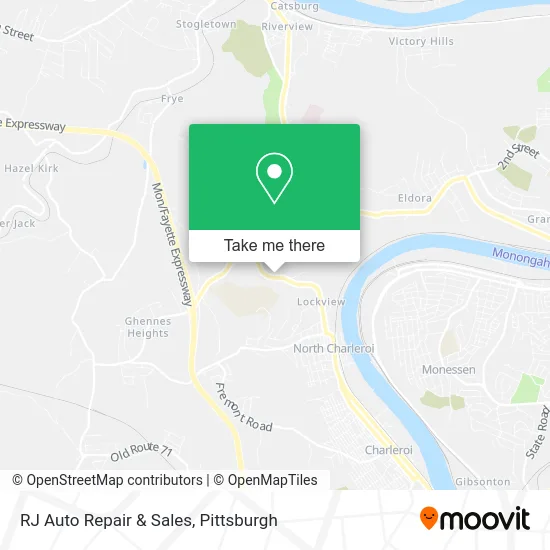 RJ Auto Repair & Sales map