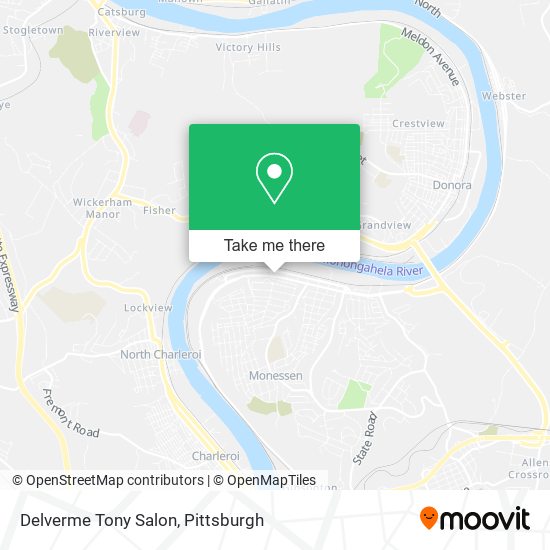 Delverme Tony Salon map