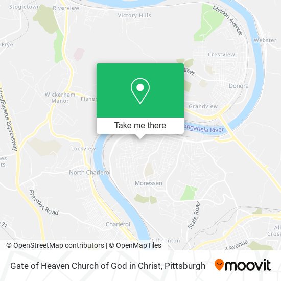 Mapa de Gate of Heaven Church of God in Christ