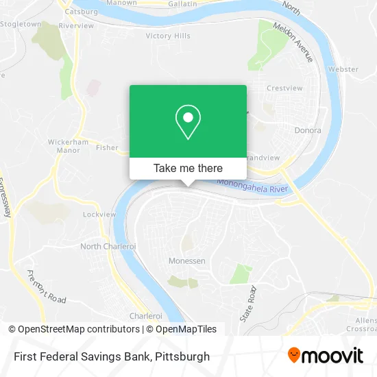 First Federal Savings Bank map