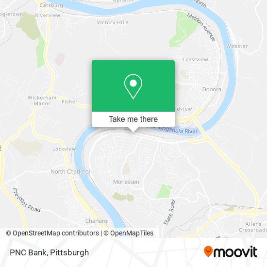 PNC Bank map