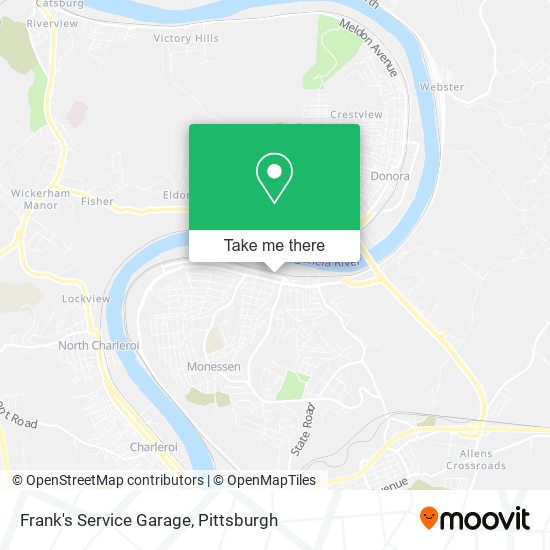 Mapa de Frank's Service Garage