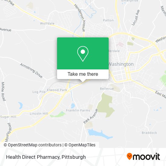 Mapa de Health Direct Pharmacy