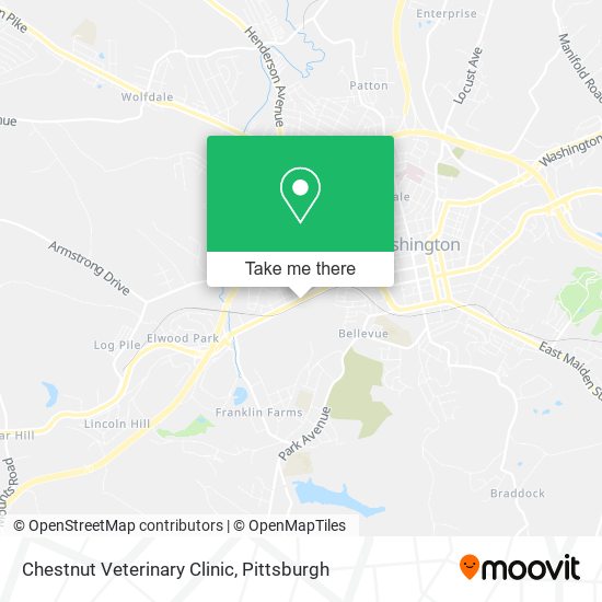 Mapa de Chestnut Veterinary Clinic