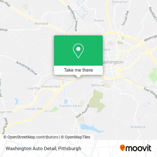Mapa de Washington Auto Detail