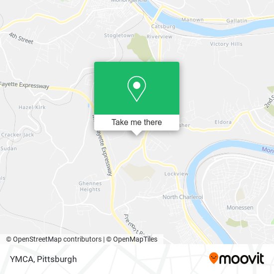 YMCA map