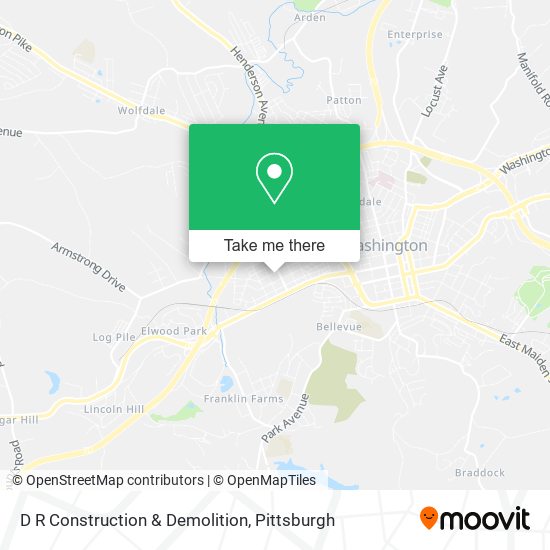D R Construction & Demolition map