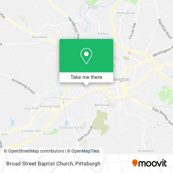 Broad Street Baptist Church map