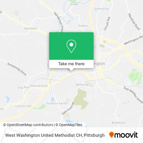 Mapa de West Washington United Methodist CH