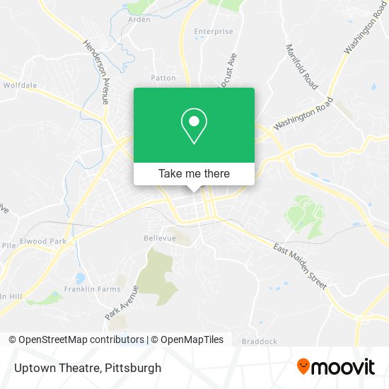 Mapa de Uptown Theatre