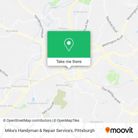 Mapa de Mike's Handyman & Repair Service's