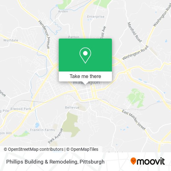 Phillips Building & Remodeling map