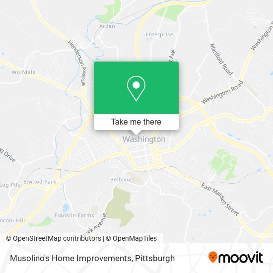 Musolino's Home Improvements map