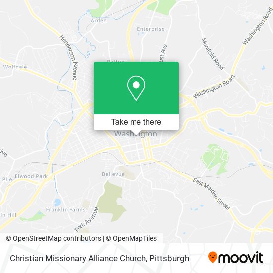 Mapa de Christian Missionary Alliance Church