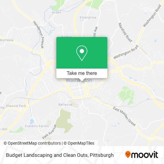 Mapa de Budget Landscaping and Clean Outs