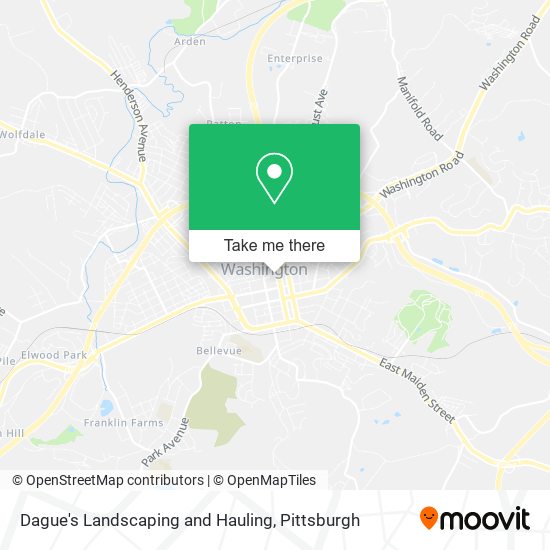 Mapa de Dague's Landscaping and Hauling