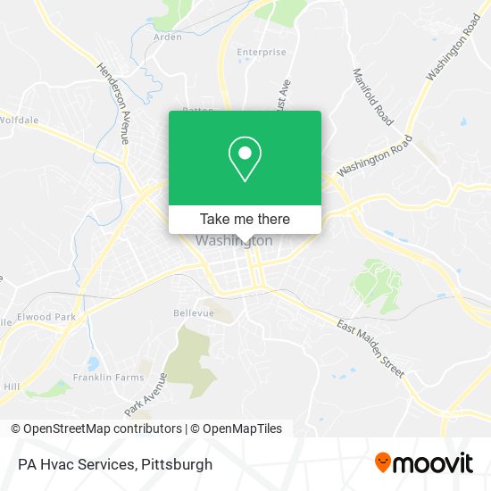 PA Hvac Services map