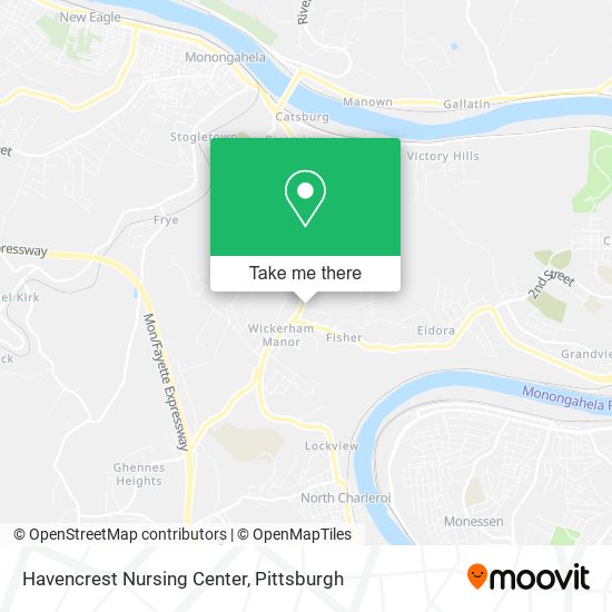 Mapa de Havencrest Nursing Center