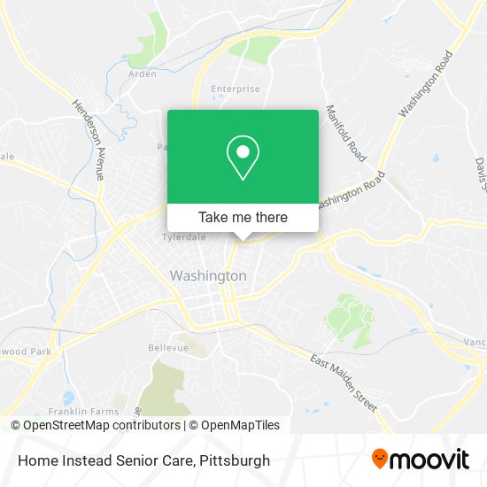 Mapa de Home Instead Senior Care