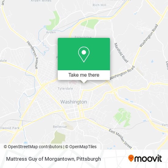 Mattress Guy of Morgantown map